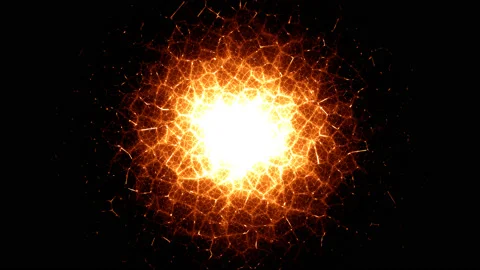 Burning Hot Fire Internet Connections Network Stock Footage 139735216