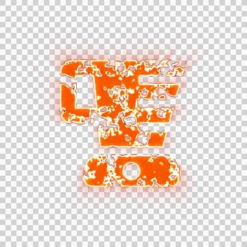 Burning icon blender on transparent background. Looks like burnt paper Stock Illustration