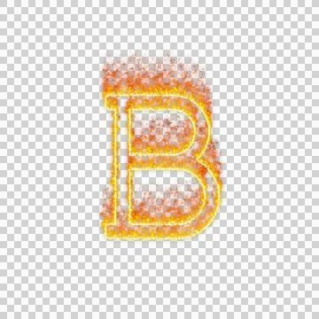 Burning icon bold format on transparent background. Flames and small fire Stock Illustration