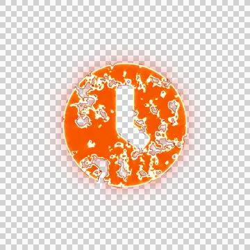 Burning icon clock on transparent background. Looks like burnt paper Stock Illustration