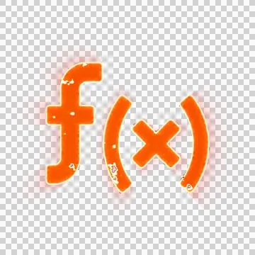 Burning icon function on transparent background. Looks like burnt paper Stock Illustration