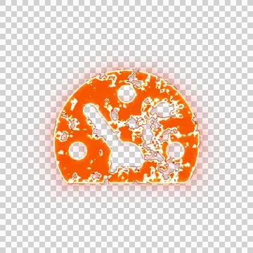 Burning icon tachometer slow on transparent background. Looks like burnt paper 스톡 일러스트