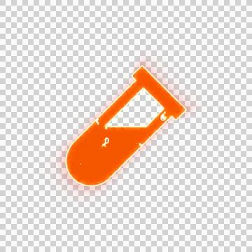 Burning icon vial on transparent background. Looks like burnt paper 스톡 일러스트