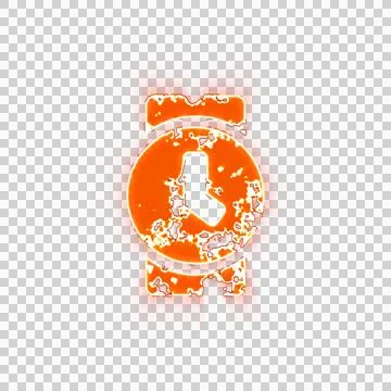 Burning icon watch on transparent background. Looks like burnt paper Stock Illustration