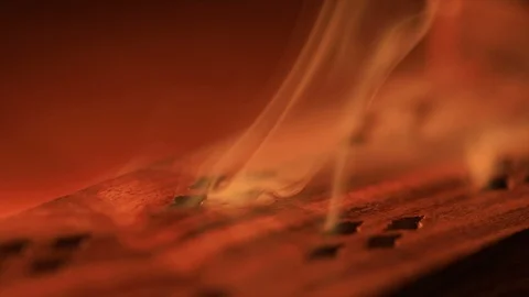 Burning incense  3 Stock Footage