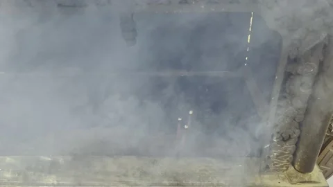 Burning Incense in the Censer Stock Footage 314221593