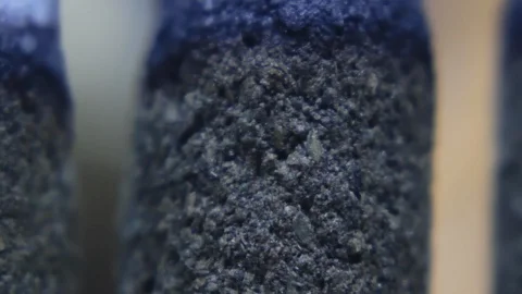 Burning incense extreme macro conceptual asmr Stock Footage 108521641