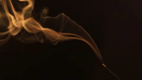 Burning incense Video stock 90958995