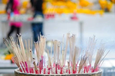 Burning Incense Stock Photos