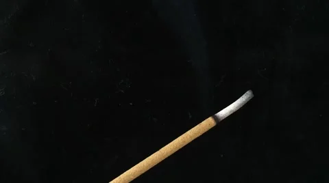 Burning Incense stick time lapse Stock Footage 64857736