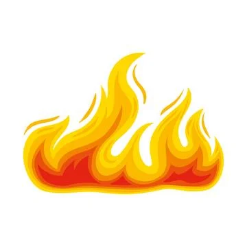 Burning inferno igniting Stock Illustration