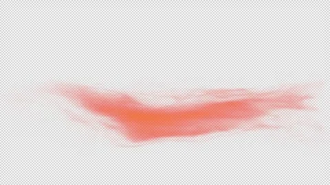 Burning Jet flame on transparent background Stock Footage 313986414