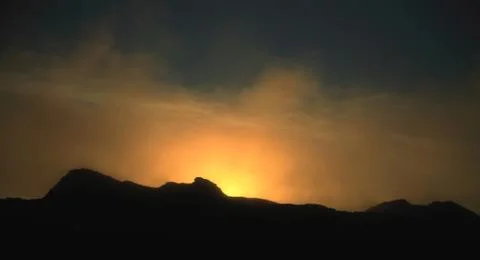 Burning landscape Stock Photos