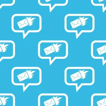 Burning letter message pattern Stock Illustration