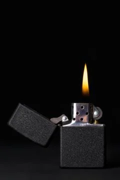 Burning lighter Stock Photos