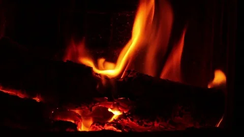 Burning logs. 스톡 동영상 71457910