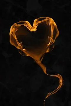 Burning love Stock Illustration
