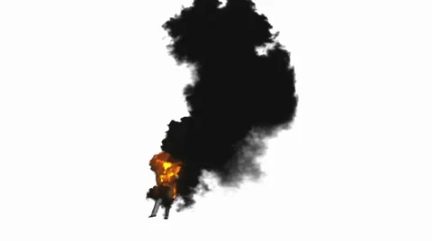 The burning man Stock Footage 56138387