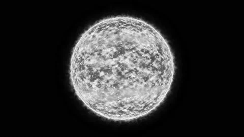 Burning Massive White Star Loop Stock Footage 222837732