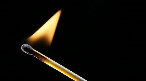 Burning match 스톡 동영상 852467