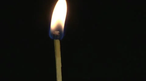 Burning Match Stock Footage 9798240