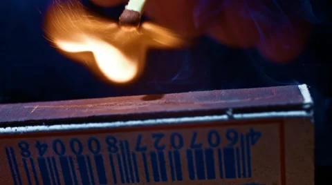 Burning match 動画素材 48678839
