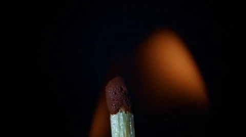 Burning match Stock-Footage 48678858