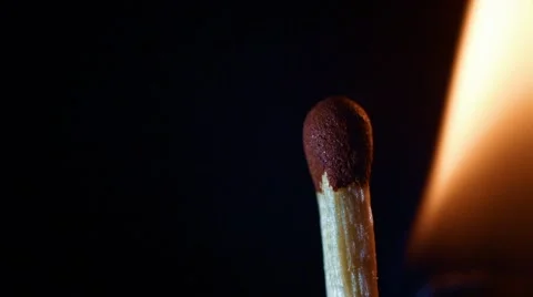 Burning match Stock-Footage 48678868