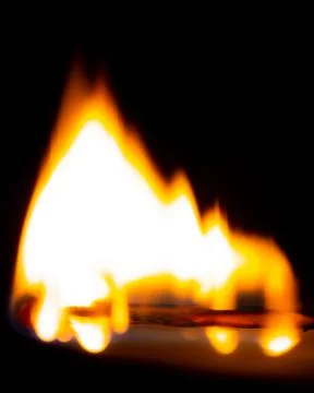 Burning Match Stock Photos