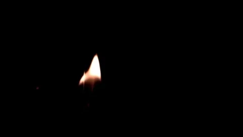 Burning matches against black on the contrary. Concept footage. Stock Footage 325219947