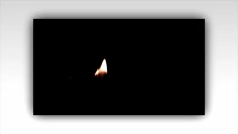 Burning matches against black on the contrary. Concept footage. Stock Footage 325219952