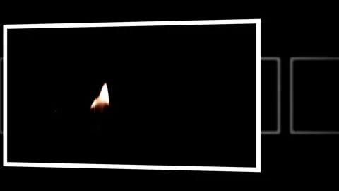 Burning matches against black on the contrary. Concept footage. Stock Footage 325219956
