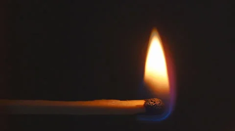 Burning matchstick Stock Footage 28911110