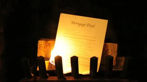 Burning mortgage 動画素材 11511306