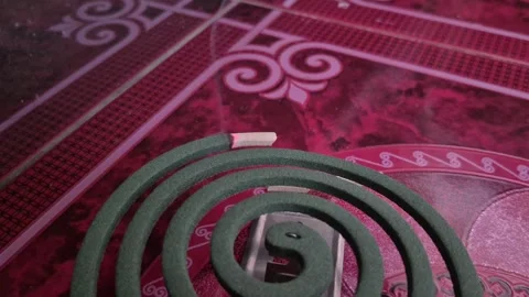 A burning mosquito coil 動画素材 341644387