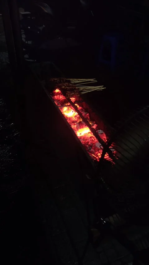 Burning night Stock Footage 293080736