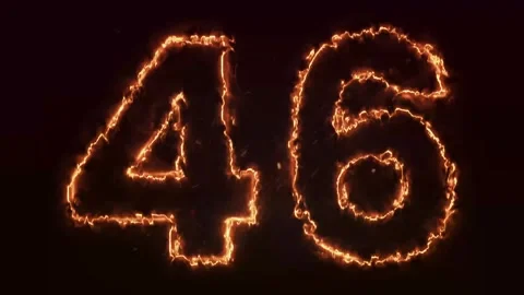 Burning Number. Fire number 1-100 number animation Stock Footage 286735910