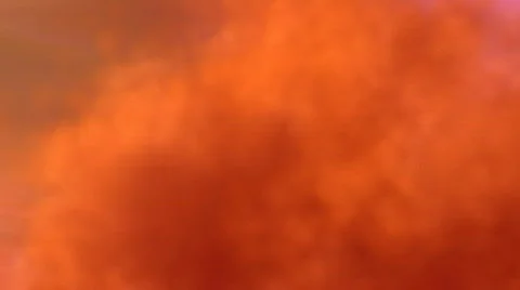 Burning Orange Clouds Stock Footage 146181