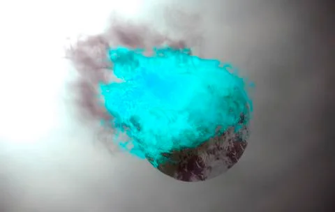 The burning Orb Stock Illustration