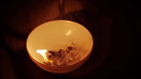 Burning page from a book Stock Footage 77233940