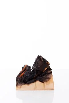 Burning paper bag 스톡 사진