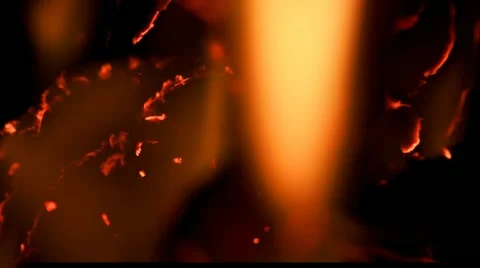 Burning paper Stock Footage 11357537