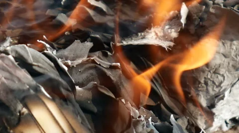 Burning paper 스톡 동영상 59587329
