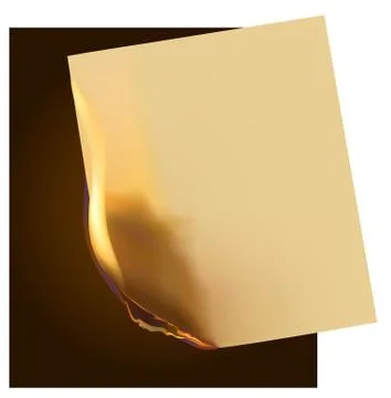 Burning paper Stock Illustration