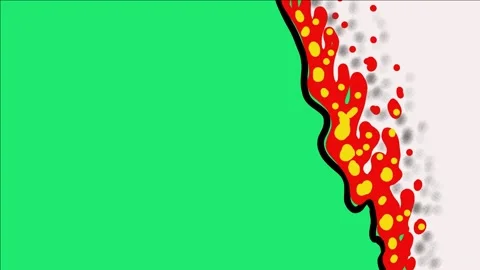 Burning paper screen animation video suitable for presentation footage Stock Footage 228356315