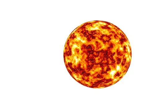 Burning planet Stock Illustration