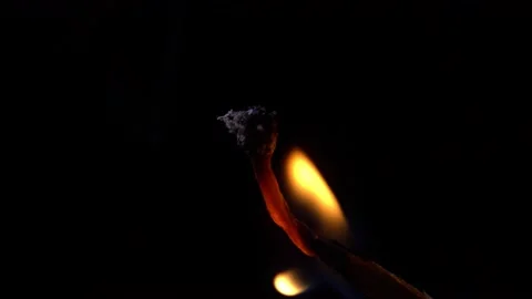 Burning power of the flame, Flames, and burning sparks close-up, fire patterns,  Video stock 212954997