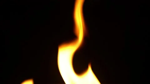 Burning power of the flame, Flames, and burning sparks close-up, fire patterns,  Vídeo Stock 213213704