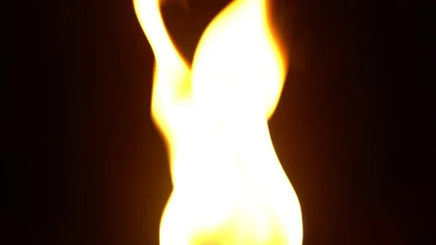 Burning power of the flame, Flames, and burning sparks close-up, fire patterns,  Vídeo Stock 213213782