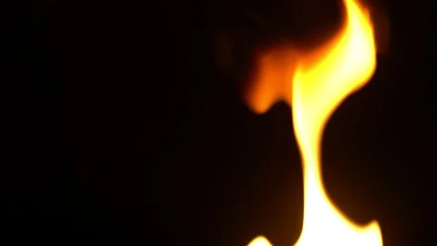 Burning power of the flame, Flames, and burning sparks close-up, fire patterns,  Vídeo Stock 213214173